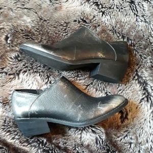 NWOT Lucky Brand Silver Low Cut Boots